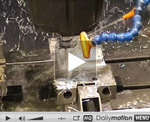 Se filmen! Exempel på CNC fräsning av aluminium med verktygsbyten mm.